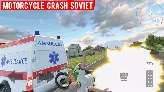 Motorcycle Crash Soviet 4.0. Скриншот 2