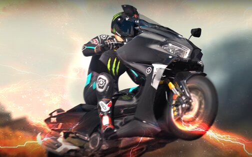 Real Moto Traffic 1.2.305. Скриншот 2