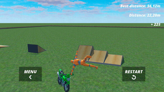 Motorcycle Ragdoll Fall 1.8.44. Скриншот 6