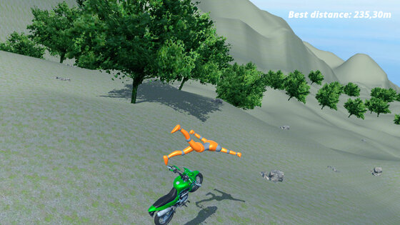 Motorcycle Ragdoll Fall 1.8.44. Скриншот 9