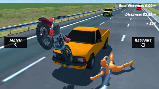 Motorcycle Ragdoll Fall 1.8.44. Скриншот 11