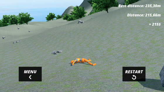 Motorcycle Ragdoll Fall 1.8.44. Скриншот 12
