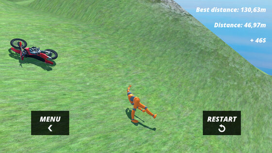 Motorcycle Ragdoll Fall 1.8.44. Скриншот 16