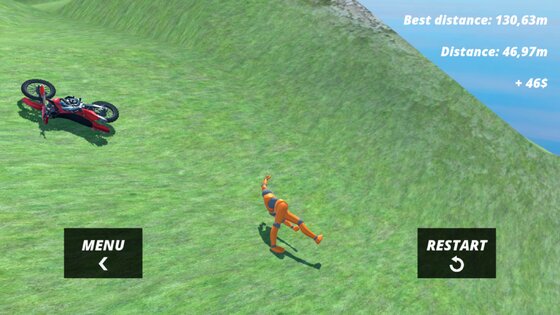 Motorcycle Ragdoll Fall 1.8.44. Скриншот 24