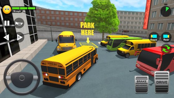 School Bus Simulator Driving 7.3. Скриншот 1