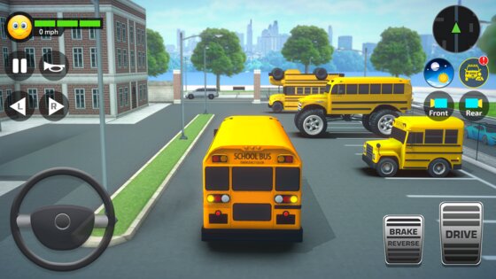 School Bus Simulator Driving 7.3. Скриншот 2