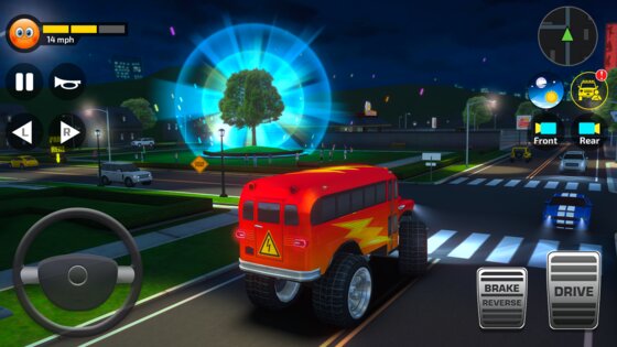 School Bus Simulator Driving 7.3. Скриншот 3