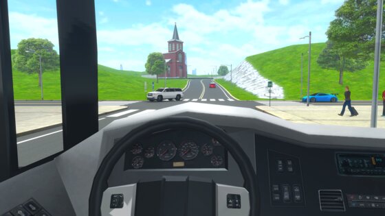 School Bus Simulator Driving 7.3. Скриншот 5