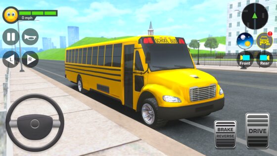 School Bus Simulator Driving 7.3. Скриншот 7