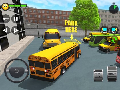School Bus Simulator Driving 7.3. Скриншот 17