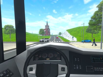 School Bus Simulator Driving 7.3. Скриншот 21