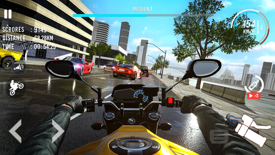 Traffic Rider Motorbike Rush 1.1.1. Скриншот 2