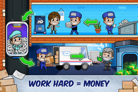 Idle Mail Tycoon 1.11.0. Скриншот 5
