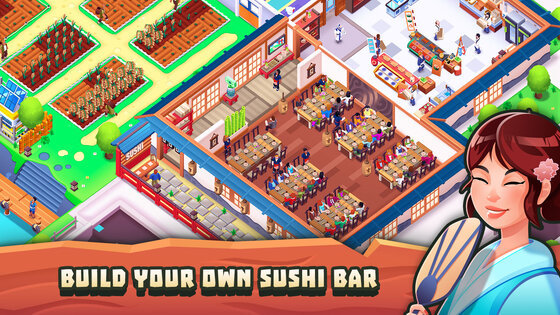 Sushi Empire Tycoon 1.0.7. Скриншот 1