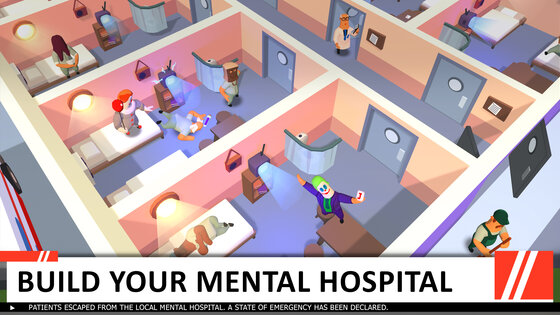 Idle Mental Hospital Tycoon 18.7. Скриншот 16