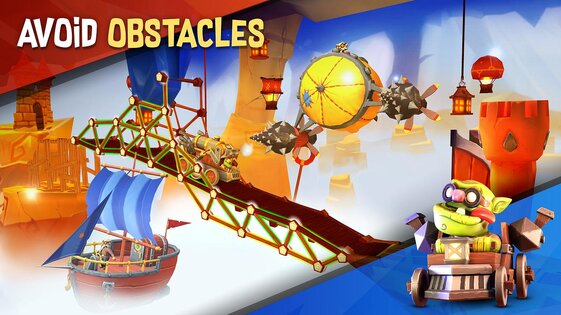 Bridge Building Adventure 1.0.8. Скриншот 12