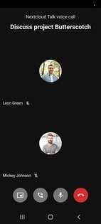 Nextcloud Talk 22.0.2. Скриншот 3