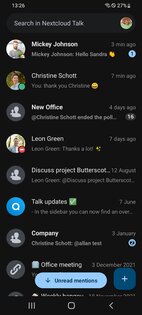 Nextcloud Talk 22.0.2. Скриншот 7