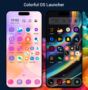 Colorful OS Launcher 7.4. Скриншот 1
