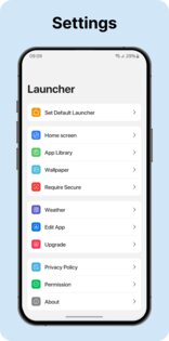 Launcher OS – Phone 17 Style 5.10.8. Скриншот 7