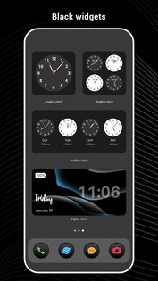 Black OS Launcher 5.2. Скриншот 4