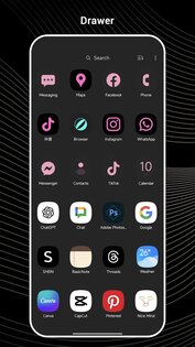 Black OS Launcher 5.2. Скриншот 5