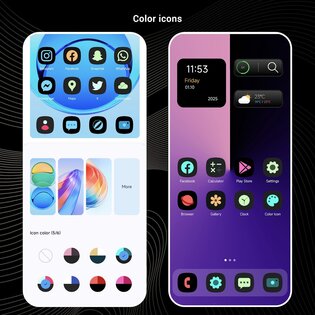 Black OS Launcher 5.2. Скриншот 7