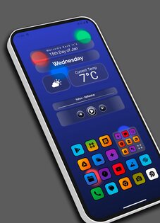 Crystal Blur Launcher 5.0. Скриншот 1