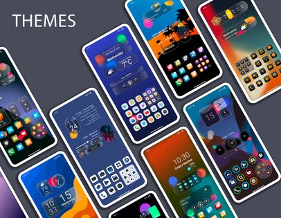 Crystal Blur Launcher 5.0. Скриншот 3