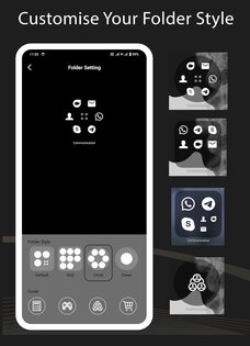 Crystal Blur Launcher 5.0. Скриншот 5