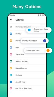 Quick Launcher for Android 16 12.4. Скриншот 8