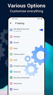 P Launcher 9.1.1. Скриншот 7