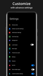 Dark Launcher 6.3. Скриншот 7