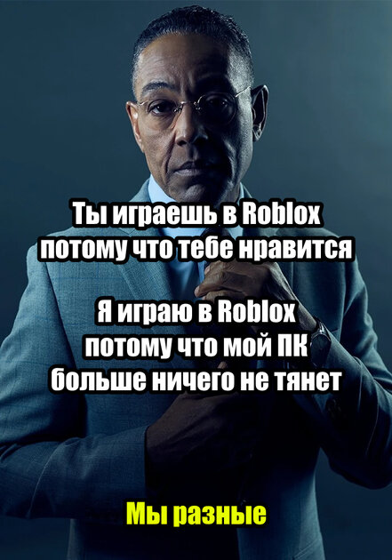 А почему вы играете в Roblox?