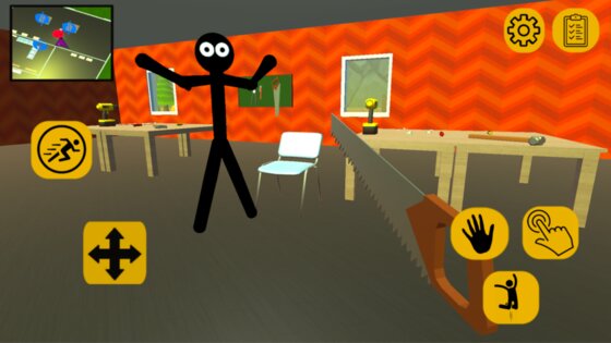 Stickman Neighbor. Scary Secret 1.7. Скриншот 3