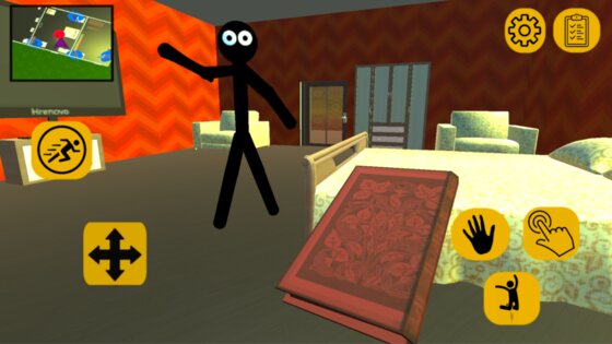 Stickman Neighbor. Scary Secret 1.7. Скриншот 5
