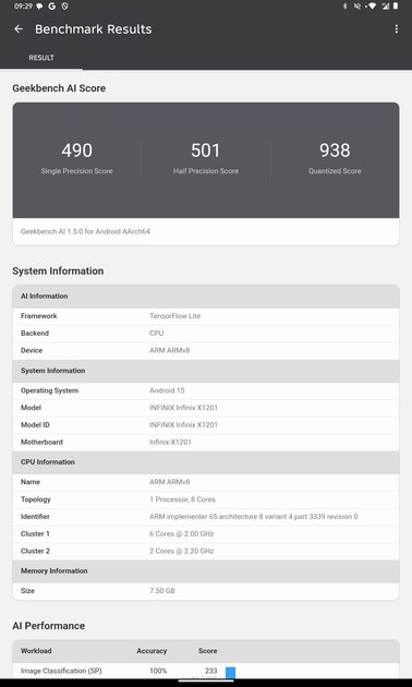 Обзор Infinix XPAD 20 Pro: недорогой планшет с 12 дюймами и нейросетями — Производительность и тесты. 5