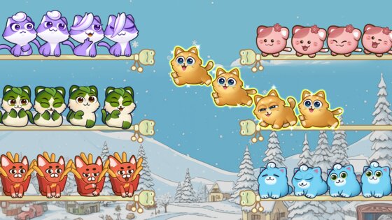 Cat Sort Puzzle 2.4.6. Скриншот 31