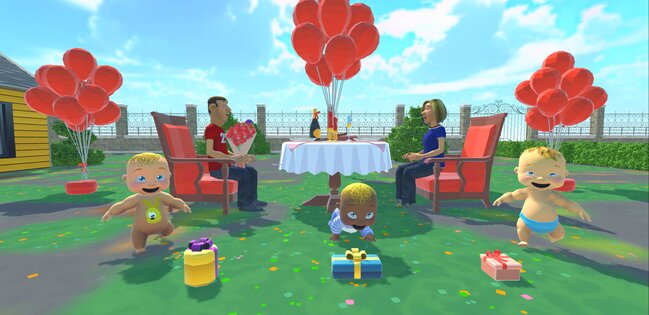 Rainbow Prank: Hide Daddy 3.4.0. Скриншот 13