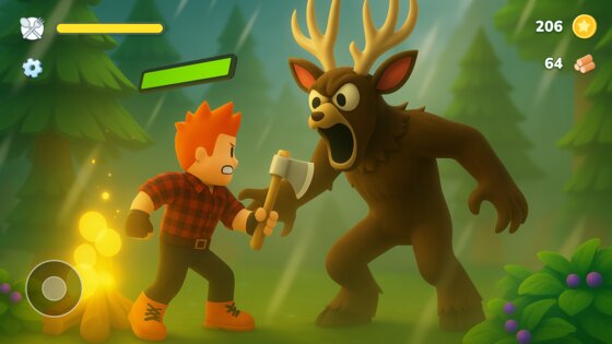 99 ночей в лесу — выживание 1.0.19. Скриншот 1