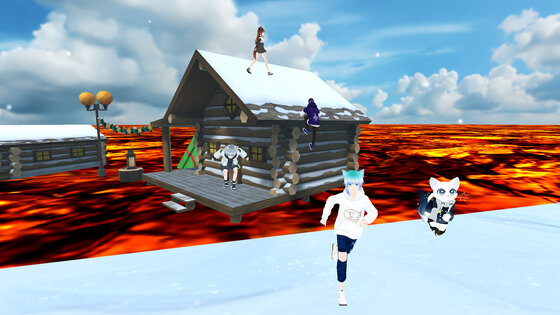 The Floor is Lava Game Parkour 168.0. Скриншот 17