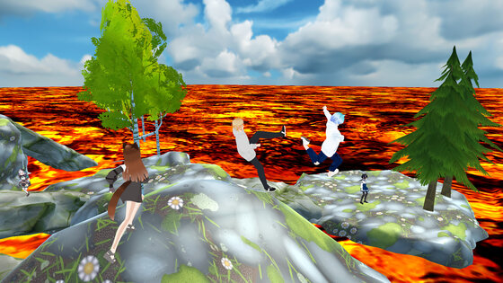 The Floor is Lava Game Parkour 168.0. Скриншот 19