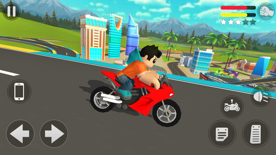 Obby Bike Driving City Parkour 1.4. Скриншот 2