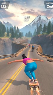 Downhill Skate Race 1.4.3. Скриншот 1