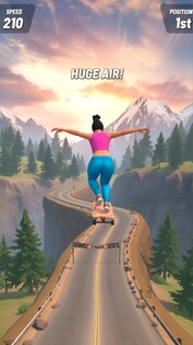 Downhill Skate Race 1.4.3. Скриншот 2