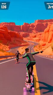 Downhill Skate Race 1.4.3. Скриншот 4