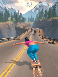 Downhill Skate Race 1.4.3. Скриншот 15