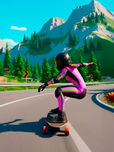 Downhill Skate Race 1.4.3. Скриншот 19