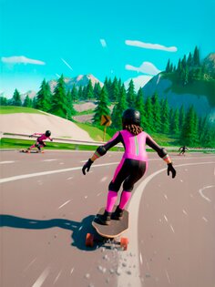 Downhill Skate Race 1.4.3. Скриншот 20