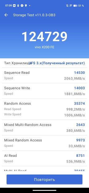 Компактный смартфон с очень удобной диагональю дисплея: обзор vivo X200 FE — Производительность и тесты. 7